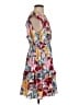 THML 100% Polyester Print Yellow Casual Dress Size S - photo 4