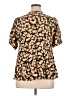 Torrid Black Short Sleeve Blouse Size 1X Plus (1) - photo 2