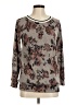Vanilla Bay Floral Gray Pullover Sweater Size S - photo 1