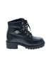 Harley Davidson 100% Leather Black Ankle Boots Size 5 1/2 - photo 1