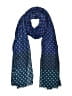 Unbranded Polka Dots Blue Scarf One size - photo 1