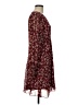 BCBGeneration 100% Polyester Floral Burgundy Casual Dress Size M - photo 4