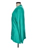 LOGO Teal Long Sleeve Blouse Size M - photo 5