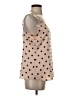Ann Taylor 100% Polyester Tan Sleeveless Top Size S - photo 4