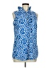 Mud Pie 100% Polyester Blue Sleeveless Blouse Size S - photo 1