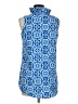 Mud Pie 100% Polyester Blue Sleeveless Blouse Size S - photo 2
