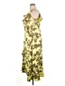 DKNY 100% Polyester Tropical Yellow Cocktail Dress Size 16 - photo 5