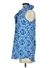 Mud Pie 100% Polyester Blue Sleeveless Blouse Size S - photo 5