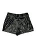 Miss Selfridge 100% Viscose Metallic Black Shorts Size 14 - photo 1