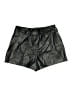 Miss Selfridge 100% Viscose Metallic Black Shorts Size 14 - photo 2