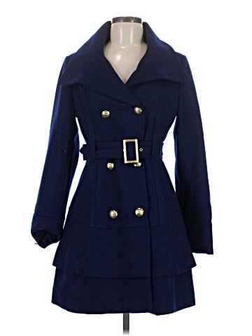 Black Rivet Coat (view 1)