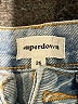 Superdown 100% Cotton Blue Denim Shorts Size 26 waist - photo 3