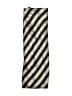 Ellen Tracy 100% Silk Stripes Black Tan Silk Scarf One size - photo 2