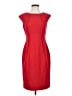 Calvin Klein Solid Red Cocktail Dress Size 4 - photo 1