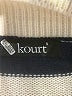 Kourt 100% Acrylic Stripes Ivory Turtleneck Sweater Size S - photo 7