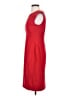 Calvin Klein Solid Red Cocktail Dress Size 4 - photo 5