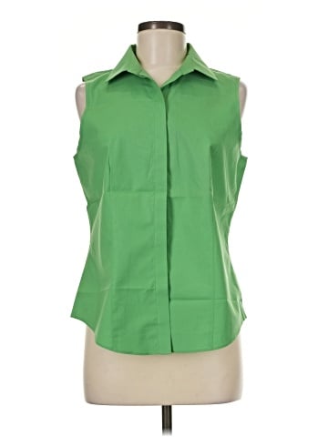 Talbots Sleeveless Button-Down Shirt (view 1)