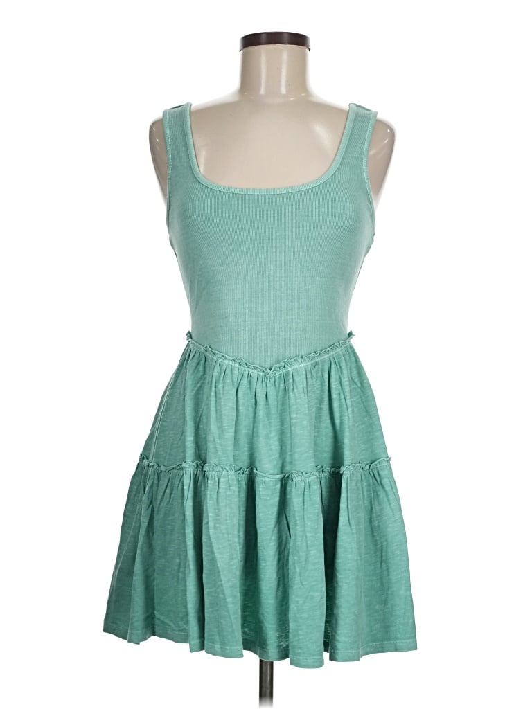 Pre-owned American Eagle Outfitters Casual Dress In Teal