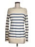 J. McLaughlin Stripes Ivory Pullover Sweater Size M - photo 1