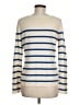 J. McLaughlin Stripes Ivory Pullover Sweater Size M - photo 2