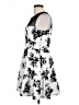 Trixxi Floral White Silver Cocktail Dress Size L - photo 5