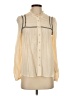Dear John 100% Viscose Rayon Ivory Sleeveless Blouse Size XS - photo 1