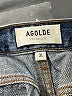 AGOLDE 100% Cotton Blue Denim Shorts Size 31 waist - photo 3