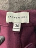 Assorted Brands Solid Burgundy Casual Pants Size 34 waist - photo 7