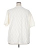 Unbranded 100% Polyester Ivory Short Sleeve Blouse Size 4XL - photo 2