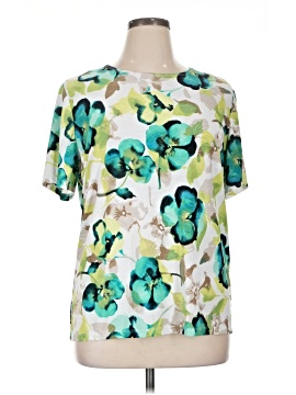 Jm Collection Short Sleeve Blouse