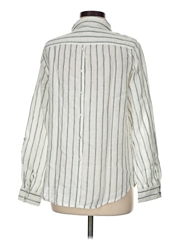 Sigrid Olsen Long Sleeve Button-Down Shirt (view 2)