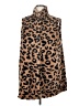 Unbranded 100% Polyester Animal Print Brown Faux Fur Vest Size XXXXXL - photo 1