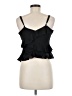 White Fox Black Sleeveless Blouse Size M - photo 2