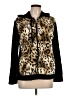 Zenergy by Chico's Animal Print Gold Jacket Size Lg (2) - photo 1