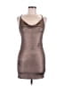 Windsor Metallic Silver Cocktail Dress Size M - photo 1