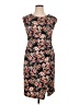 verse Floral Black Cocktail Dress Size XL - photo 1