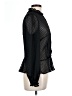 Ann Taylor LOFT 100% Polyester Black Long Sleeve Blouse Size 10 - photo 4