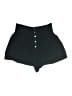 Mi ami 100% Cotton Solid Black Shorts Size M - photo 1