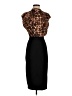 Express Animal Print Black Cocktail Dress Size XS - photo 1