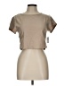 Active by Old Navy Tan Short Sleeve Top Size L - photo 1