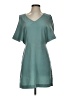 BCBGeneration 100% Polyester Solid Teal Casual Dress Size 2 - photo 1