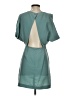 BCBGeneration 100% Polyester Solid Teal Casual Dress Size 2 - photo 2