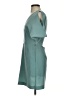 BCBGeneration 100% Polyester Solid Teal Casual Dress Size 2 - photo 5