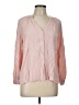 Old Navy 100% Rayon Pink Long Sleeve Blouse Size L - photo 1