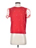 Shein Red Short Sleeve Top Size 4 - photo 1