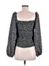 Unbranded 100% Polyester Black Long Sleeve Blouse Size L - photo 2