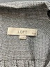Ann Taylor LOFT 100% Polyester Houndstooth Gray Long Sleeve Blouse Size Lg Petite - photo 7
