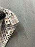 Ann Taylor LOFT 100% Polyester Houndstooth Gray Long Sleeve Blouse Size Lg Petite - photo 8