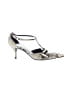 Donald J Pliner Animal Print Ivory Heels Size 8 1/2 - photo 1