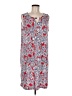 New Directions Print Red Casual Dress Size M - photo 1